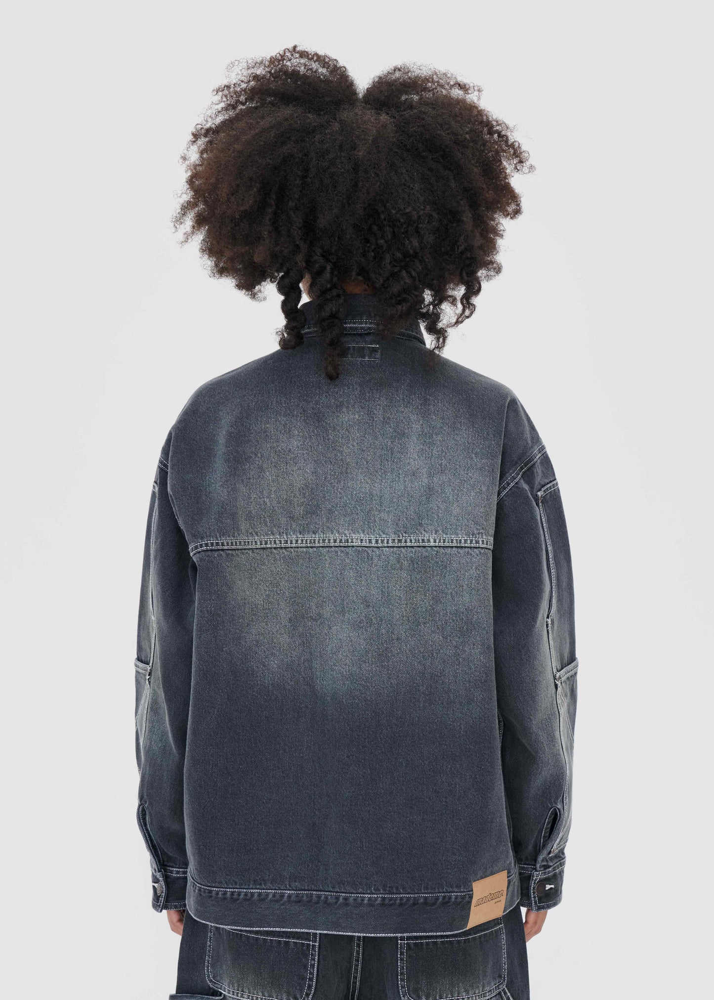 DENIM OVERSIZED CHORE JACKET