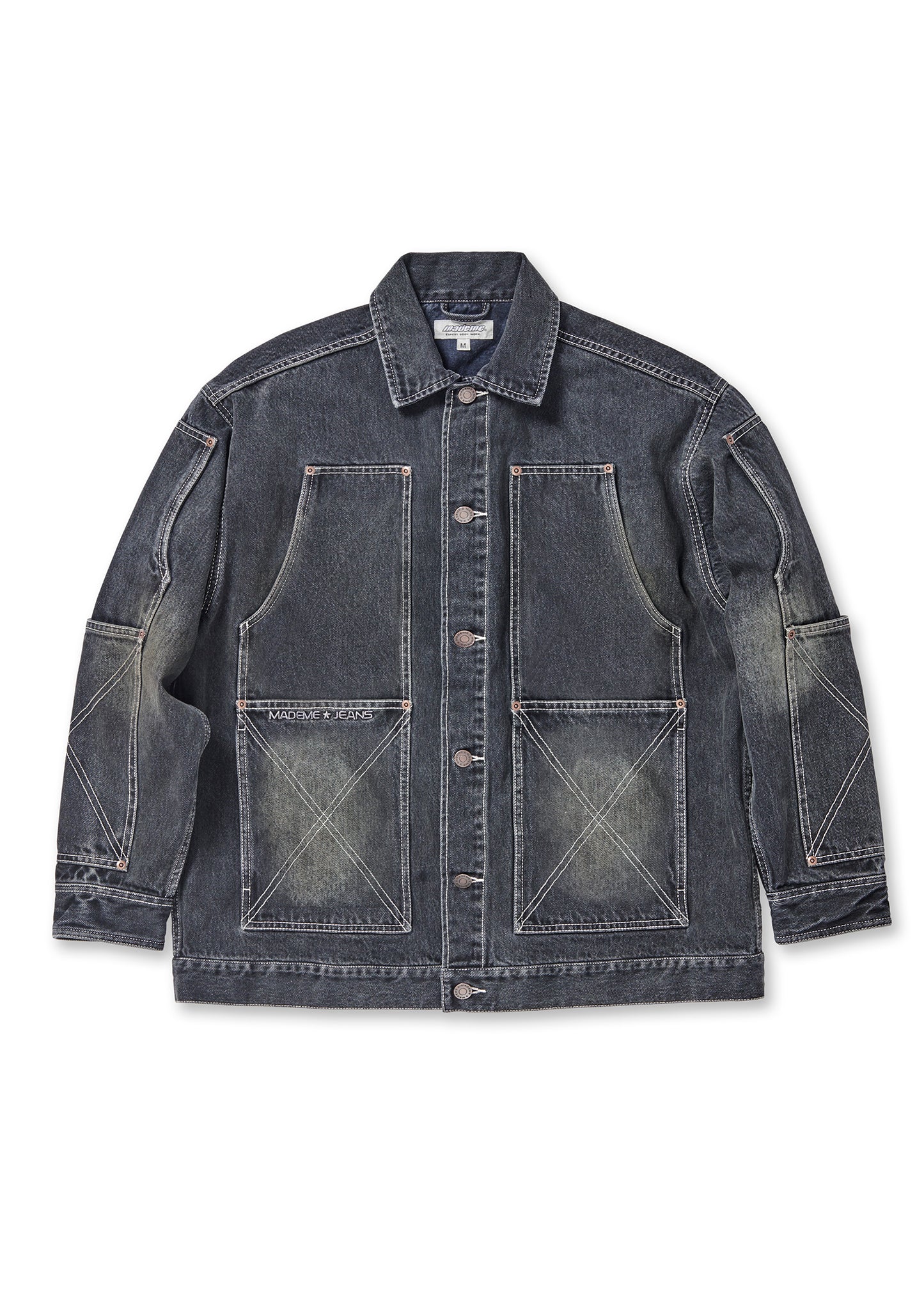 DENIM OVERSIZED CHORE JACKET