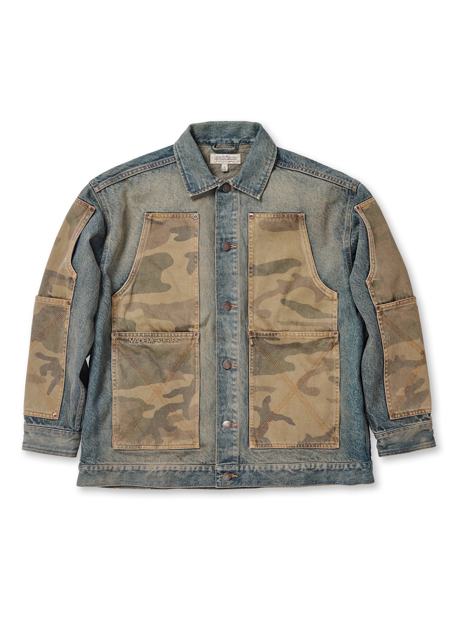 DENIM OVERSIZED CHORE JACKET