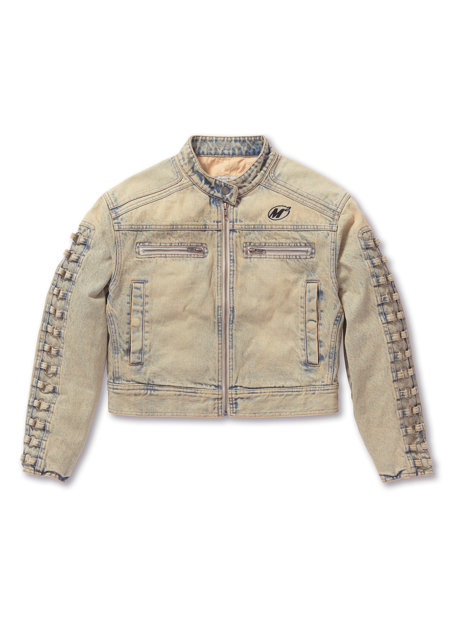 RINGS DENIM RACING JACKET