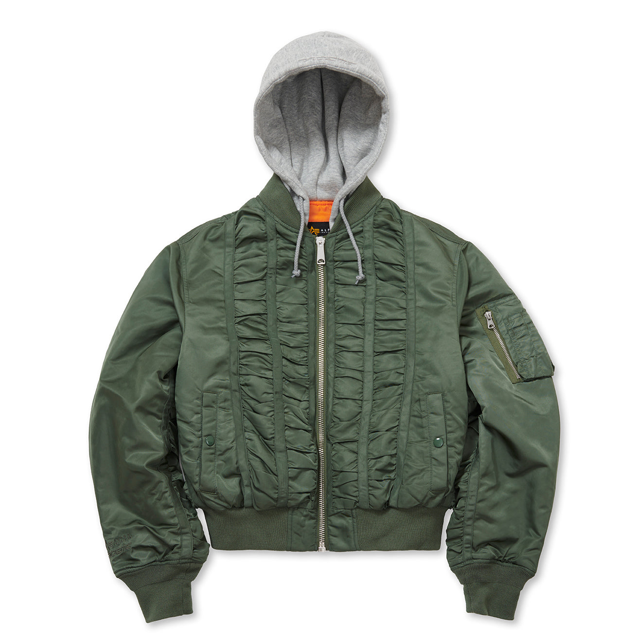 MADEME®/ALPHA INDUSTRIES® RUCHED MA-1 BOMBER